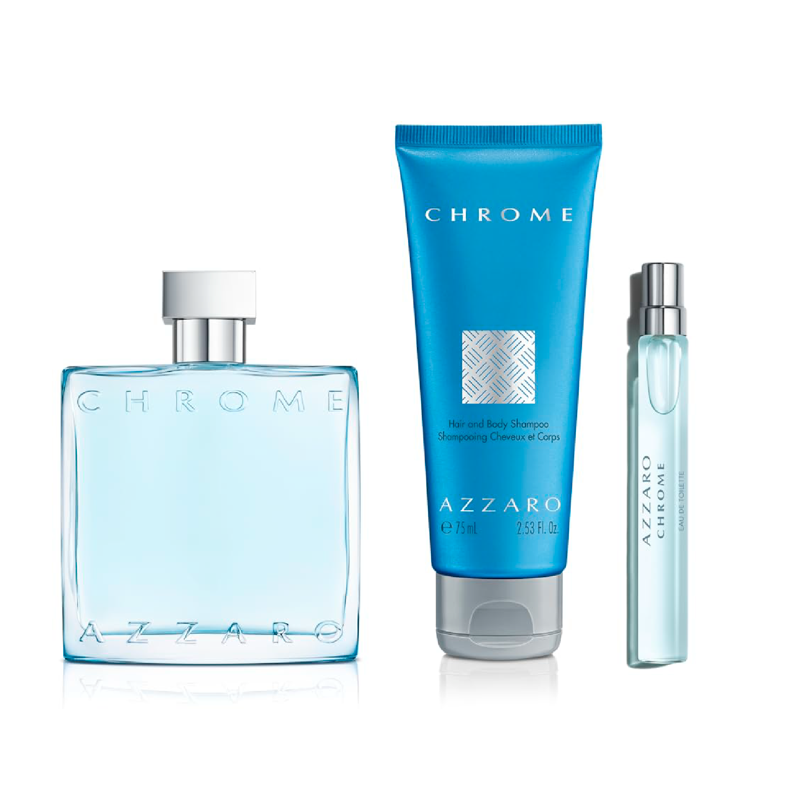 Azzaro Set Chrome 3pcs 3.4 Edt M