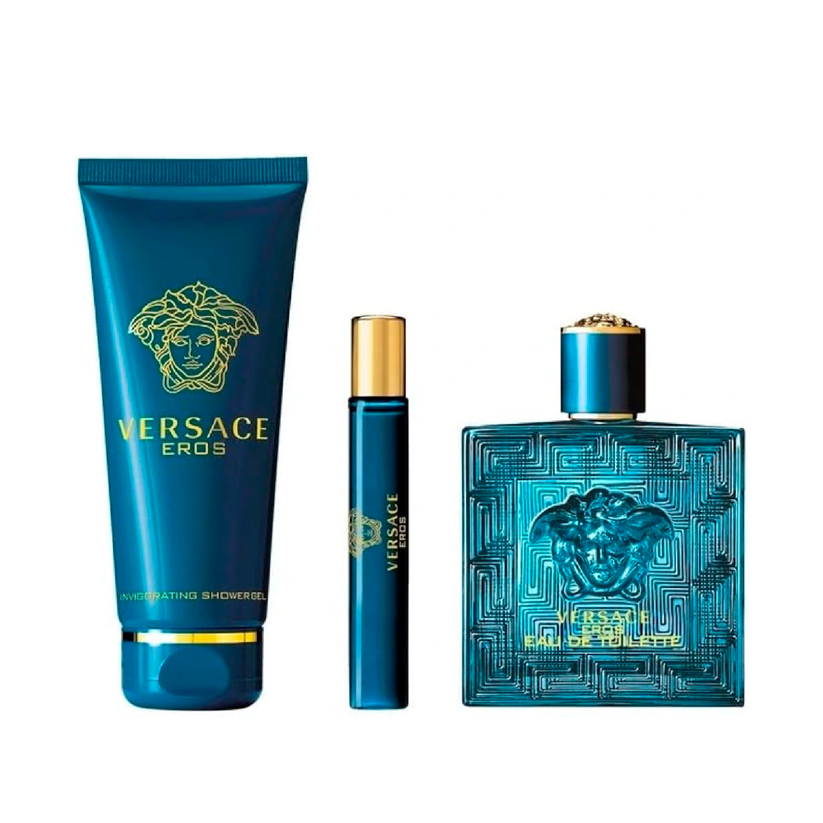 Versace Set Eros 3pcs 3.4 Edt M