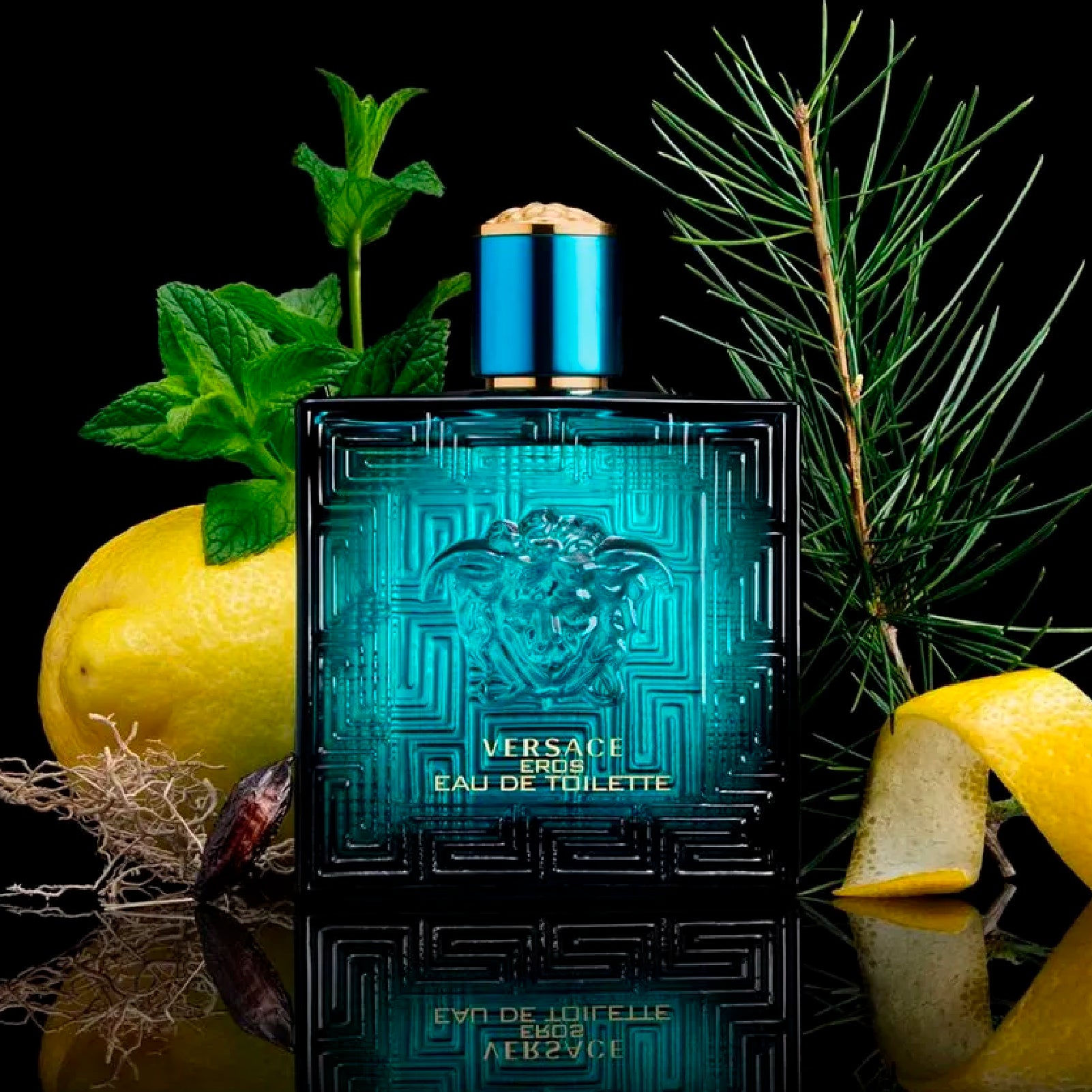 Versace Set Eros 3pcs 3.4 Edt M
