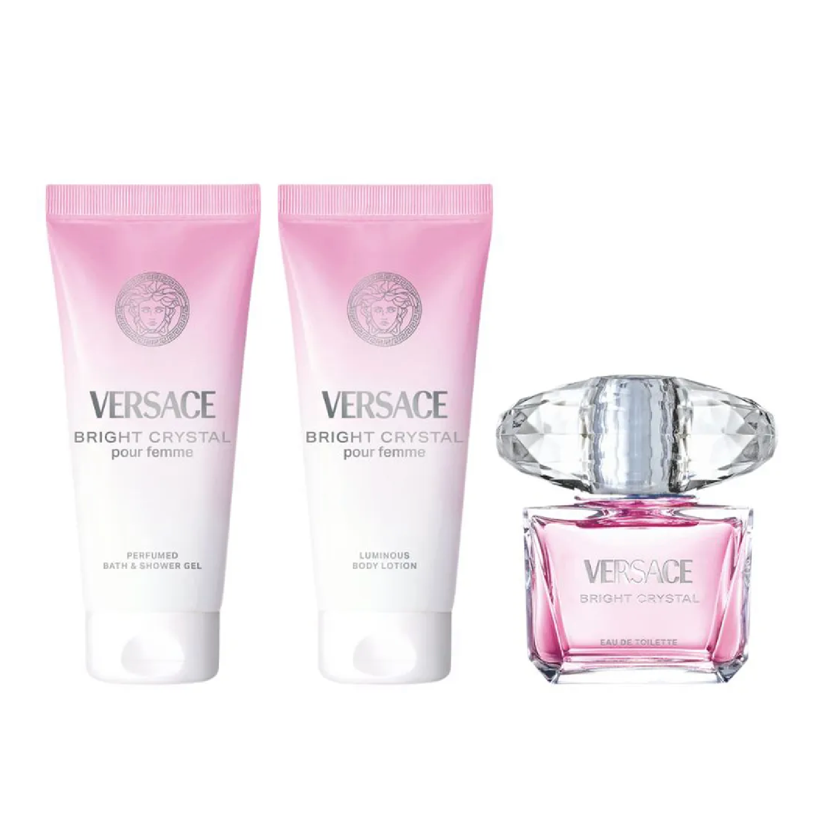 Versace Set Bright Crystal 3pcs 3.0 Edt L