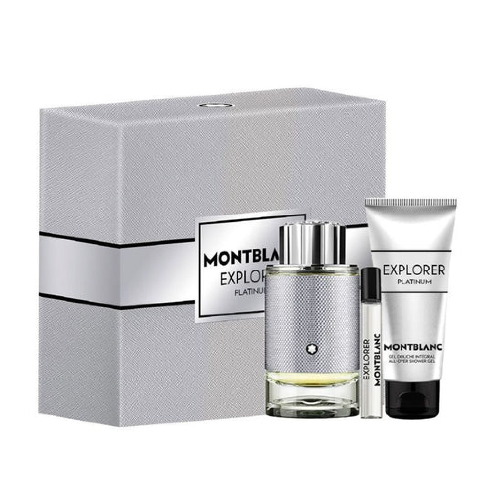 Mont Blanc Set 3 pieces Explorer Platinum 3.4 Edp M