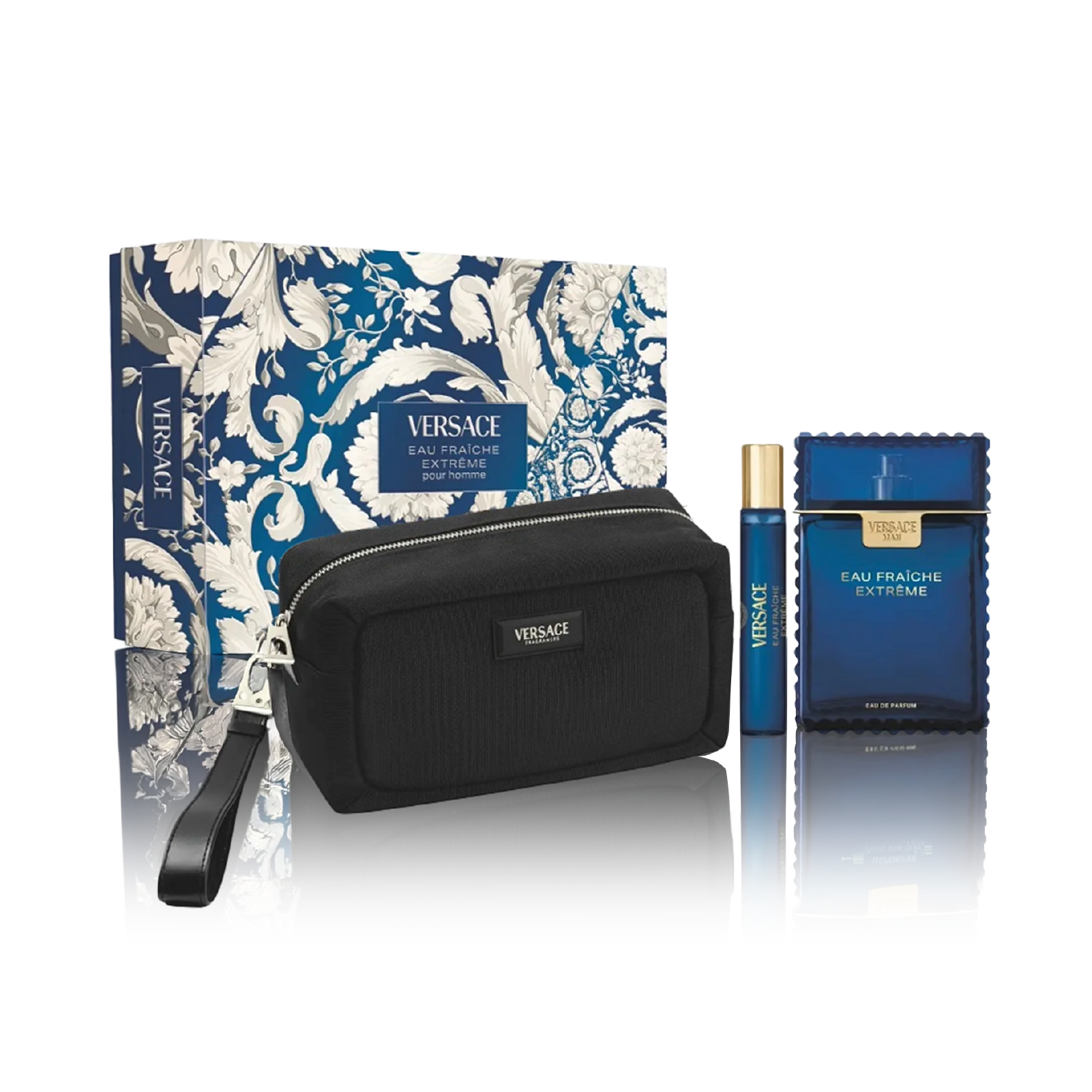 Versace Set Eau Fraiche Extreme 3pcs 3.4 Edp M